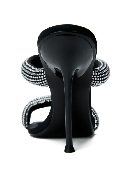 Sandale Alexander Wang de cristal negru