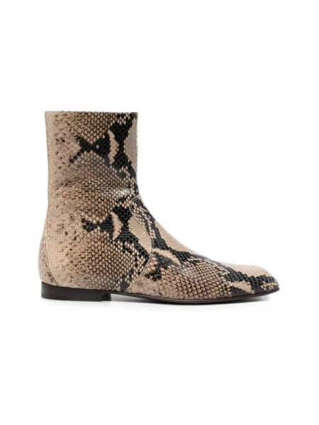 Buty do kostki Khaite skórzane
