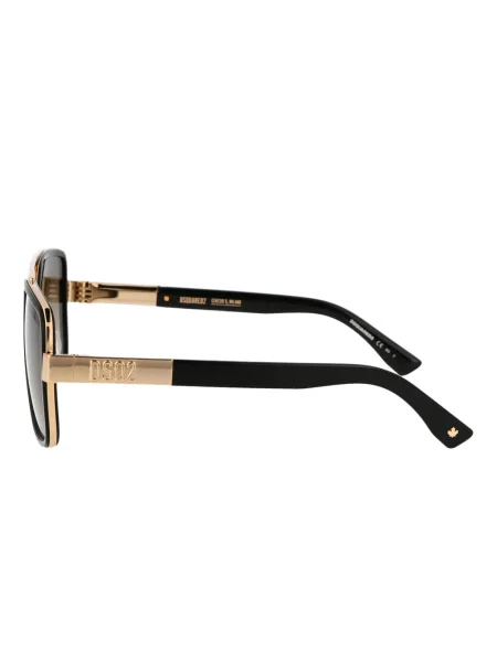 Ochelari de soare Dsquared2 Eyewear cu autograf negru