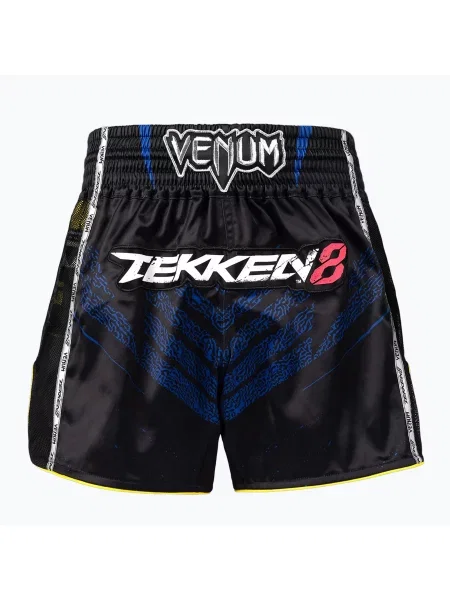 Tréninkové šortky Venum x TEKKEN 8 King Muay Thai black/yellow černé