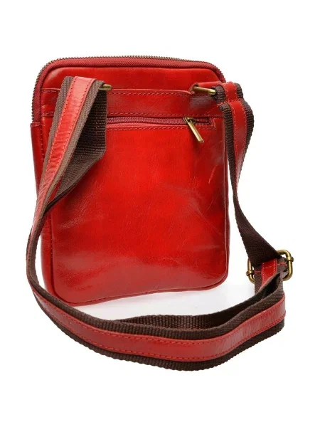 Crossbody kabelka Anna Luchini červená