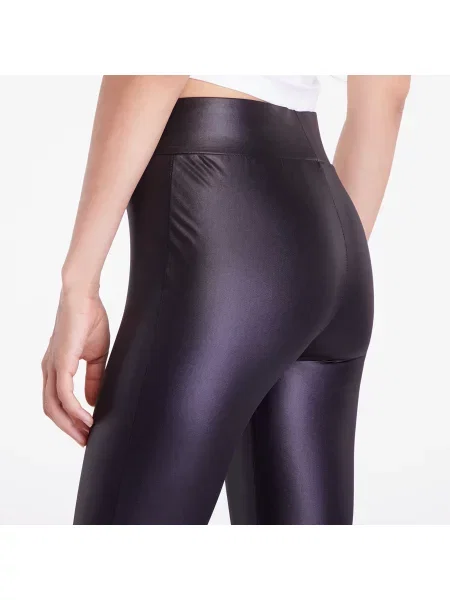 Leginsy Urban Classics Ladies Synthetic Leather Leggings Black XS czarne