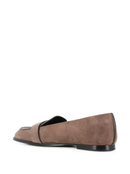 Szarvasbőr csatos loafer Del Carlo