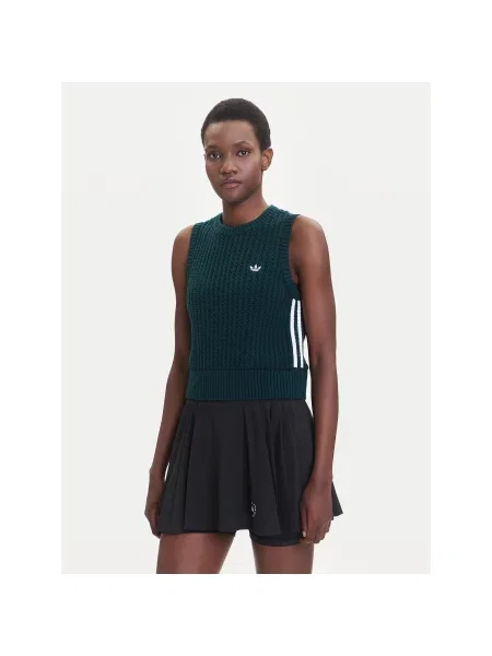 Adidas Τοπ adicolor Regular Fit πράσινο