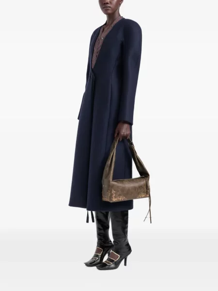 Lung palton Maison Margiela albastru