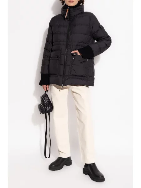 Péřová bunda Moncler černá