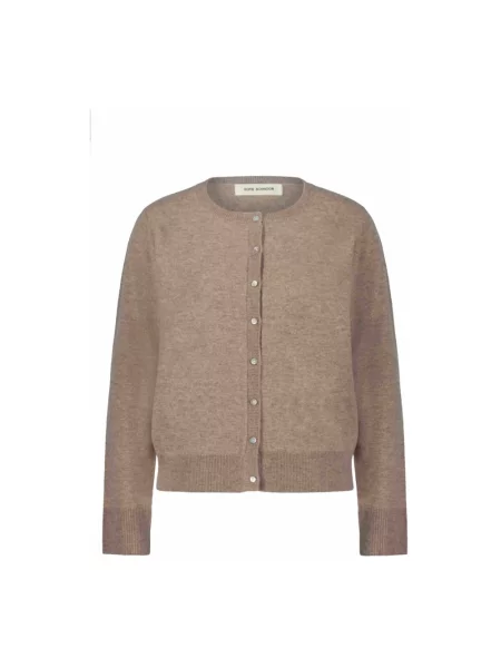 Kardigan Sofie Schnoor wełniany brązowy