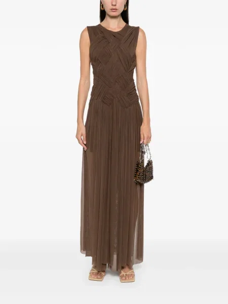 Rochie maxi Atu Body Couture de costum maro
