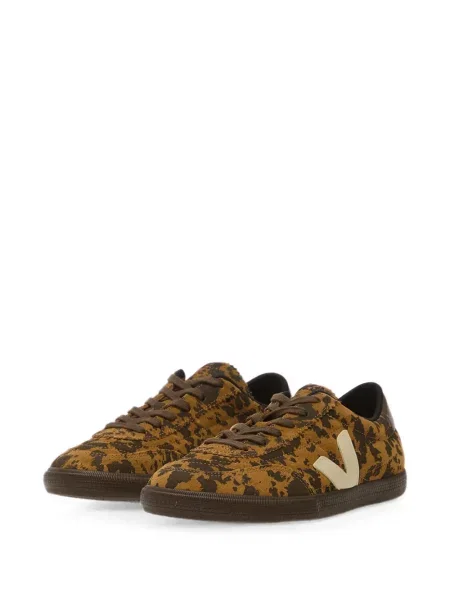 Sneakerși Veja din piele de căprioară negru