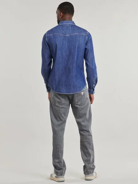 Džínová košile Guess Jeans modrá