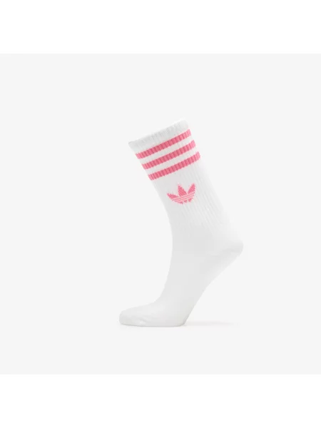 Pruhované ponožky Adidas Originals bílé