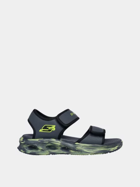 Детские сандалии Skechers серые