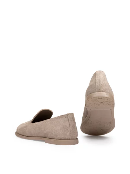 Замшеві Лофери Alex Bell бежевий