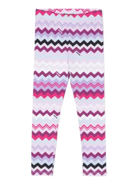 Legginsy dziecięce Missoni różowe