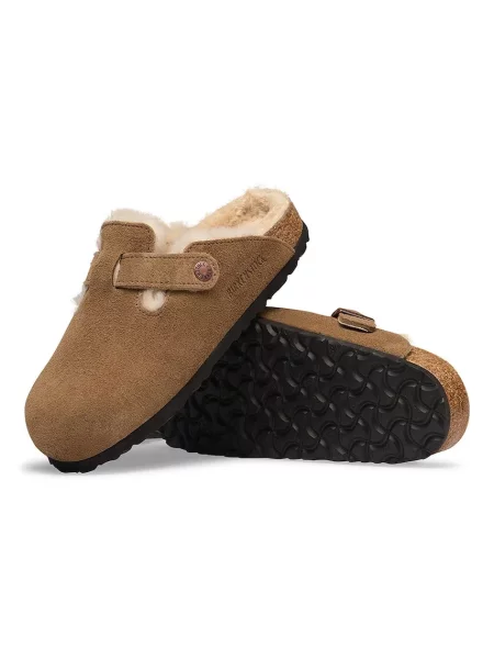 Замшевые мюли Birkenstock