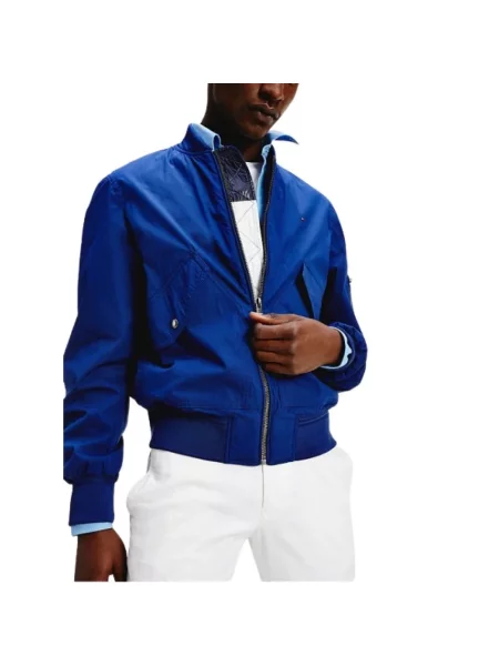 Lekki kurtka bomber Tommy Hilfiger niebieski