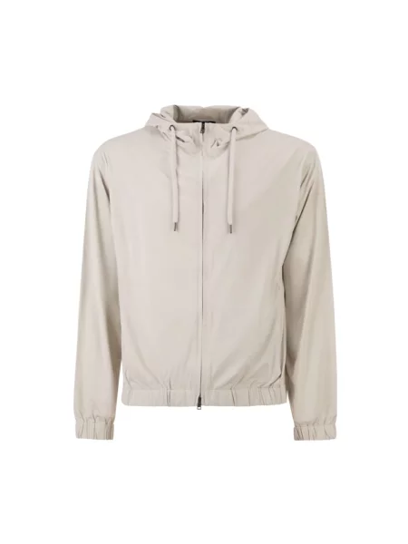 Bluza z kapturem Herno z kapturem szara