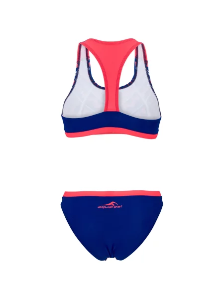 Strój kąpielowy Aquafeel Bikini Racerback "Wild Graphic" niebieskie