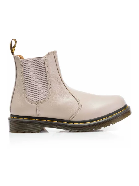 Sztyblety Dr. Martens skórzane retro beżowe