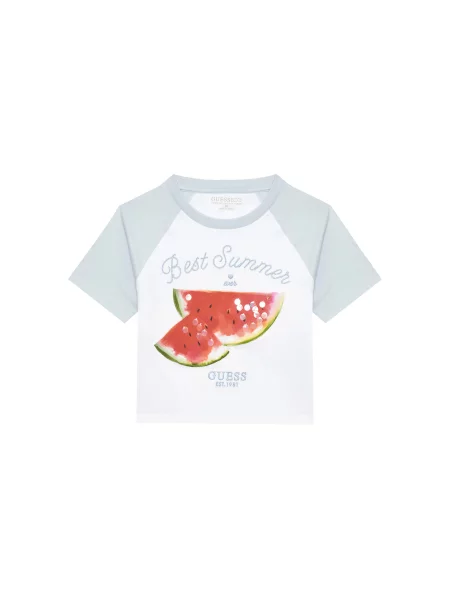 Guess Футболка Boxy Fit білий