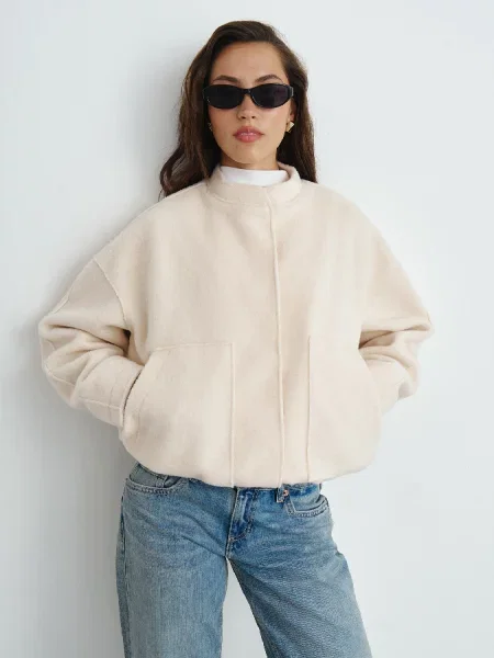 Бомбер RicaMare бежевий
