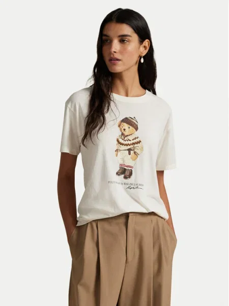 Тениска Polo Ralph Lauren дамска бяло
