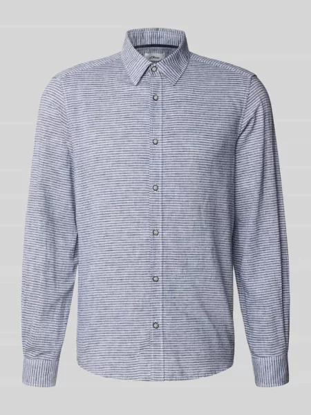 Koszula casualowa o kroju regular fit z mieszanki lnu i bawełny S.oliver Red Label