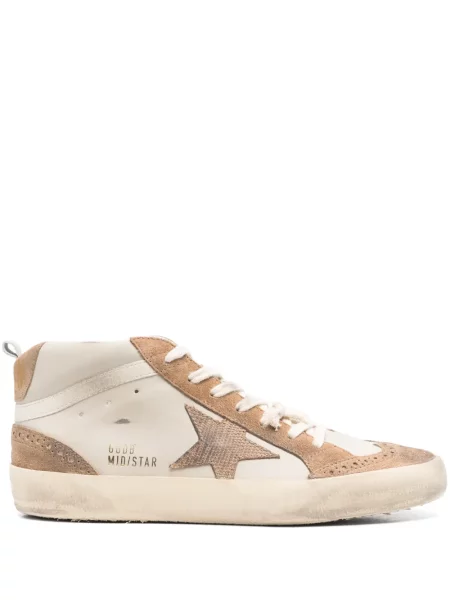 Sneakerși Golden Goose Mid Star auriu