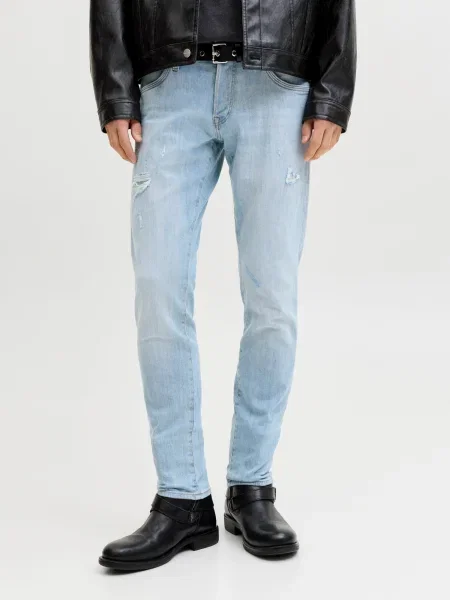 JACK & JONES Džínsy JJIGLENN JJLUKE svetlomodrá