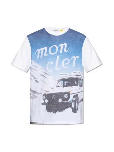 Koszulka Moncler biała