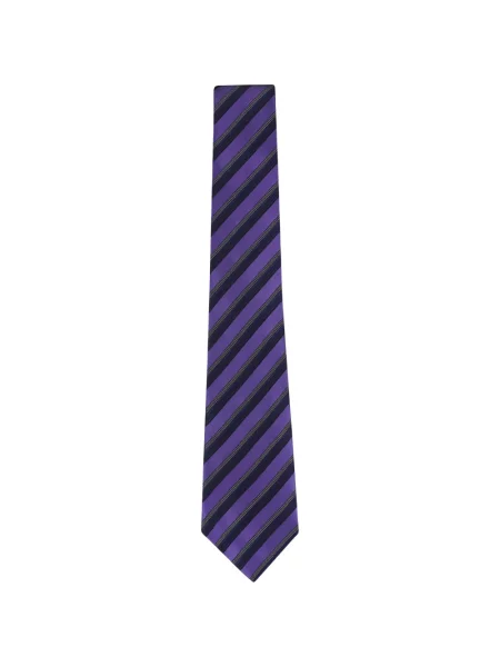 Cravată Zegna cu dungi violet