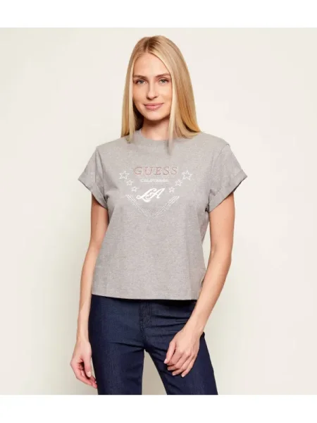 GUESS Tricou STARS gri