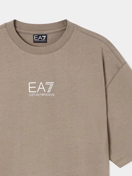 Футболка Ea7 бежевая