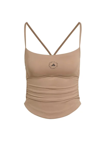 Adidas by Stella McCartney top de antrenament maro