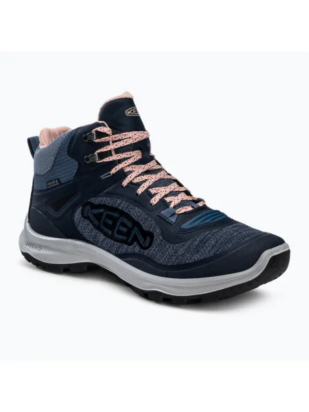 Pantofi de trekking pentru femei KEEN Terradora Flex Mid marin albastru