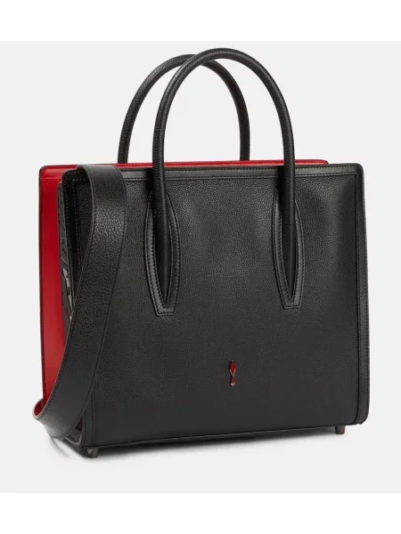 Geanta de piele Christian Louboutin din piele negru