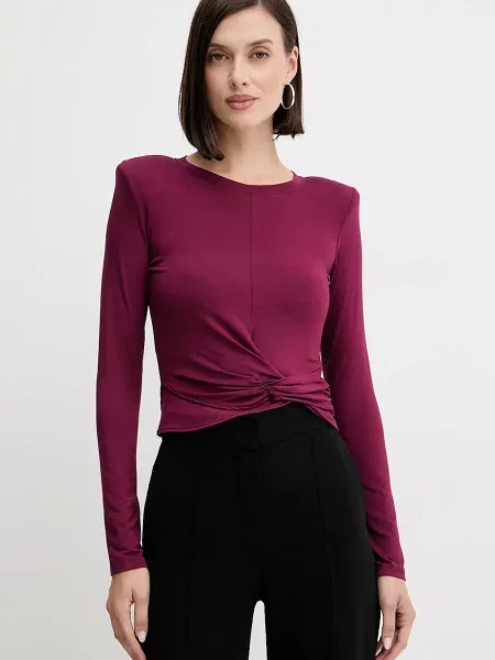 Tricou mânecă lungă Simona Corsellini bordo