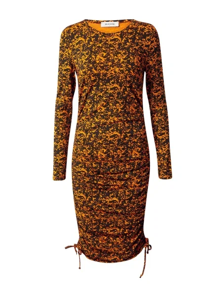 Modström Rochie Curtis portocaliu negru