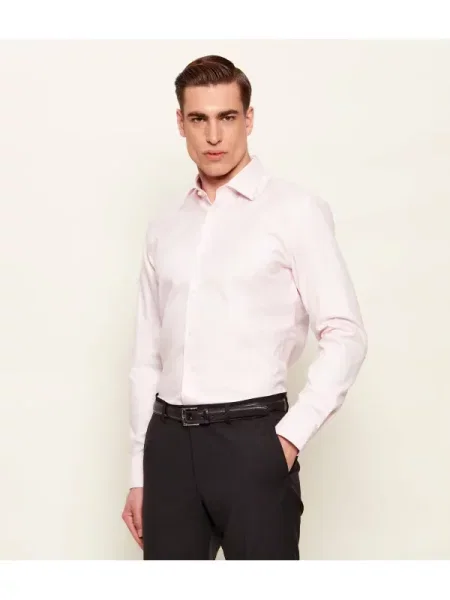 BOSS BLACK Cămașă | easy iron negru