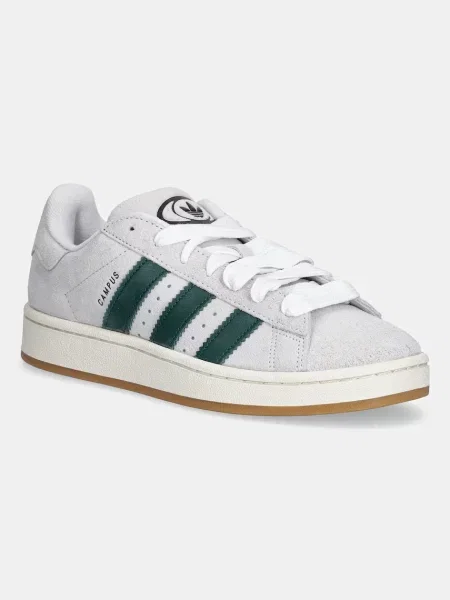 Adidas Originals sneakers din piele întoarsă Campus gri