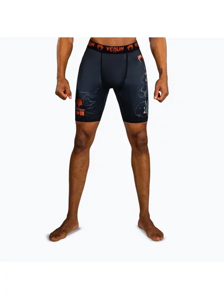 Pantaloni scurți de antrenament pentru bărbați Venum Thunder Dragon Vale Tudo Black/Grey/Copper negru