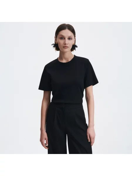 Reserved Tricou boxy negru