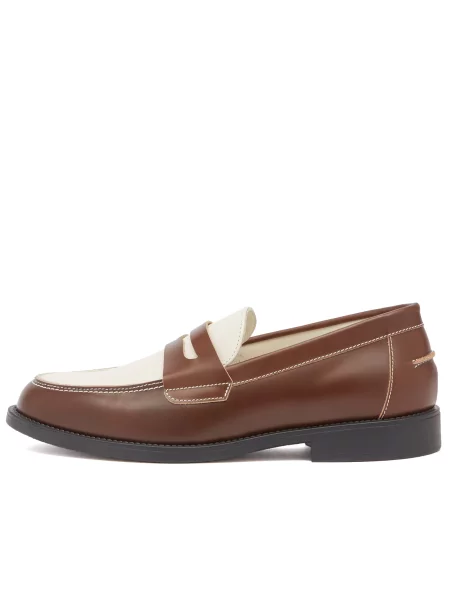 Loafersy Duke + Dexter białe
