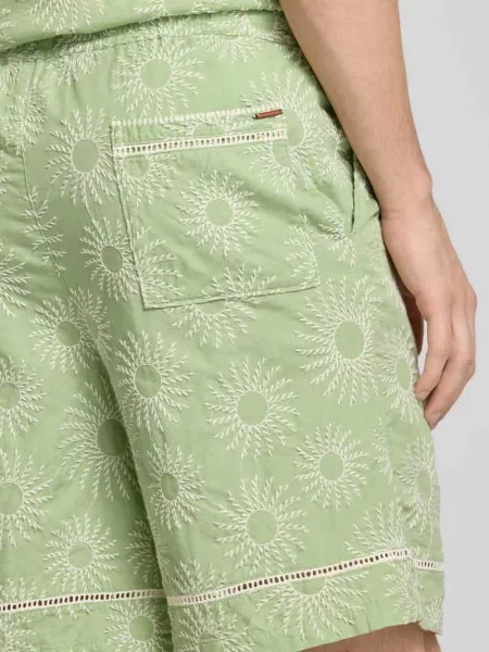 Bermudy o kroju regular fit z wyhaftowanym motywem Scotch & Soda