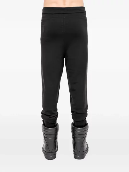 Pantaloni Rick Owens alergare cu cordon negru