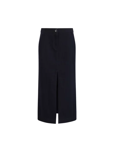 Spódnica midi Giorgio Armani niebieska