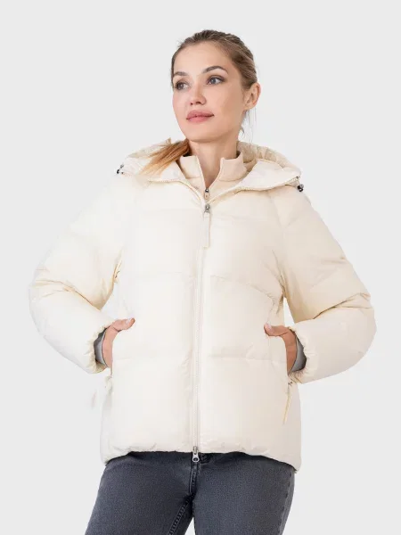 Зимова куртка AVECS молочний