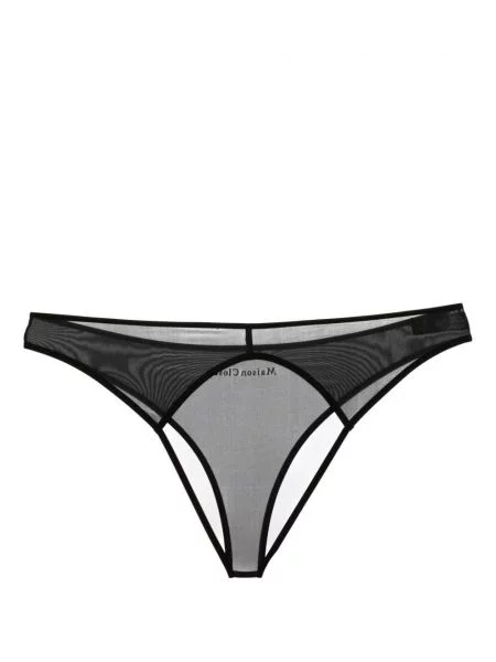 Skaidrios stringai Maison Close juoda