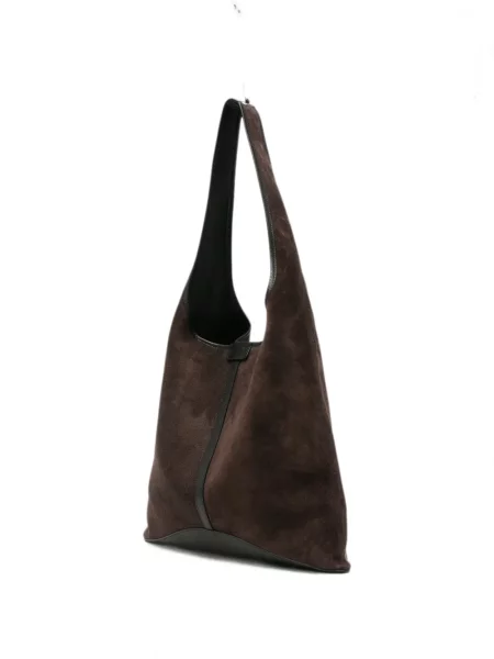 Geantă shopper Soeur din piele de căprioară maro