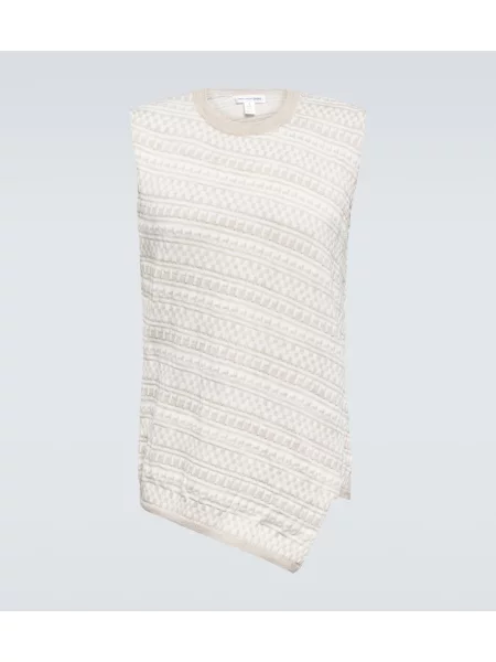 Vestă Comme Des Garã§ons Shirt de lână bej